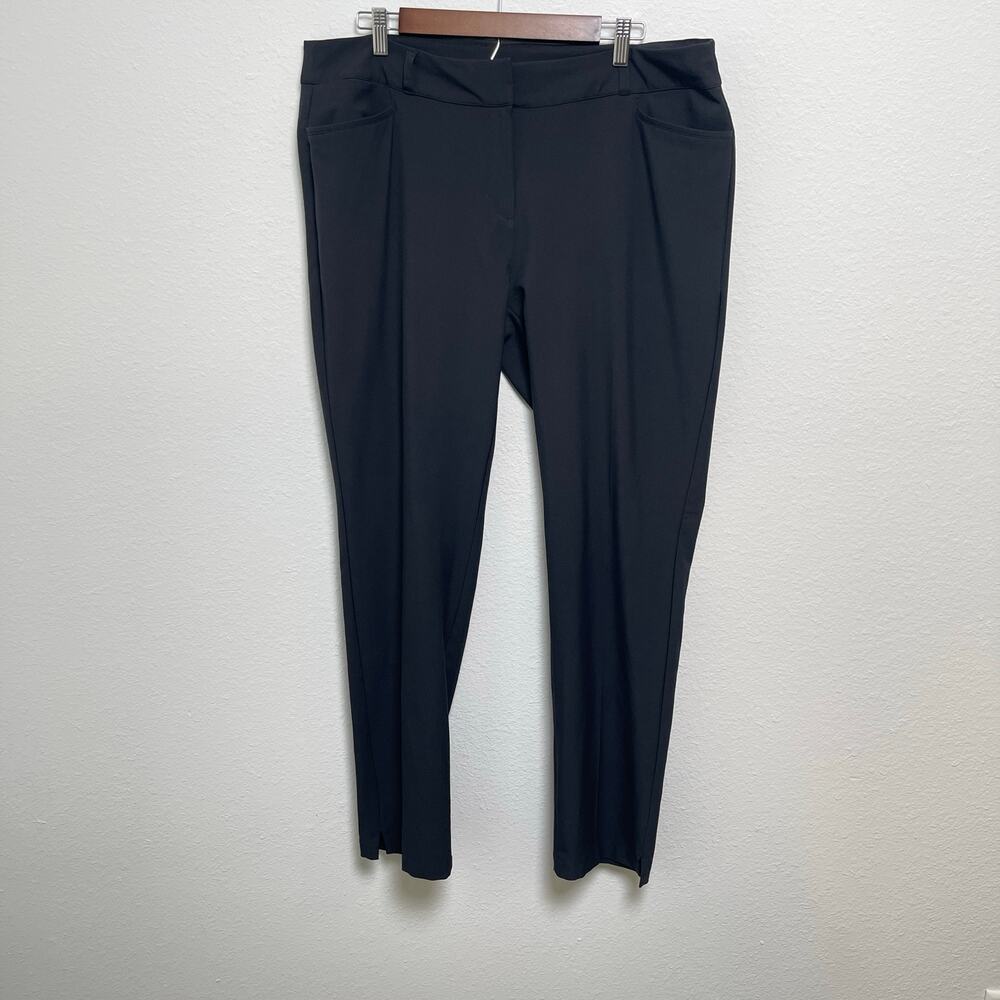 Adidas Primegreen Black Golf Pants Women’s US 16 Stretch Performance Pants